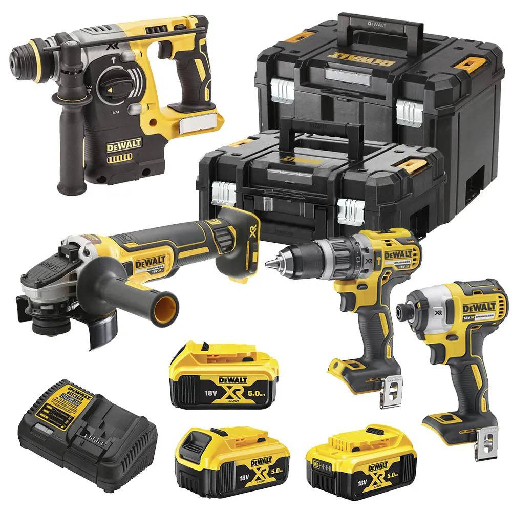 Power Kit 4 Herramientas Dewalt A Batería Dck422p3t Brikum 