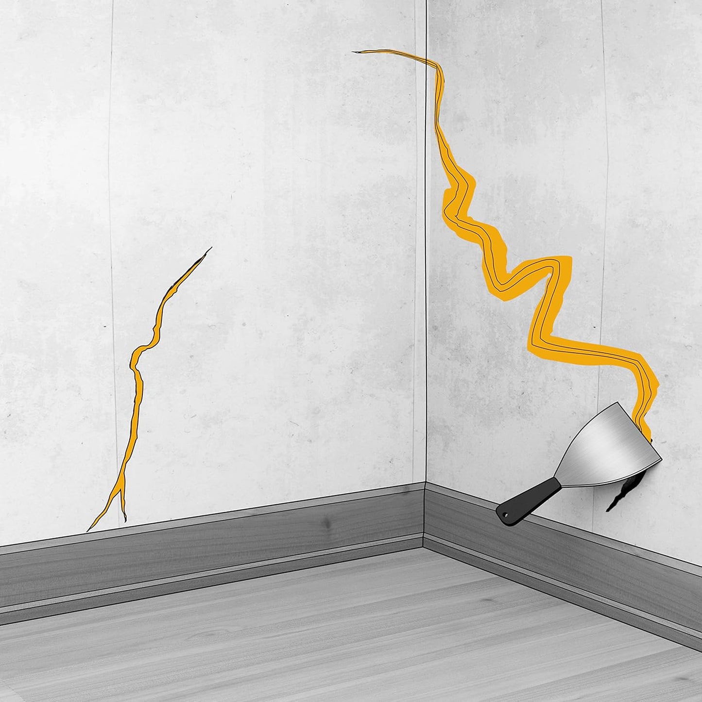 Pasta lista al uso con fibras SikaWall-303 Fiber Plus Sika