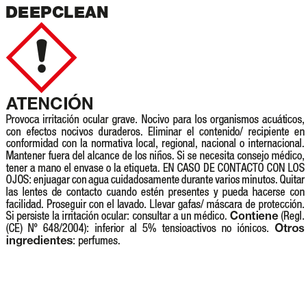 Spray Detergente Antical 750ml Fila DEEPCLEAN