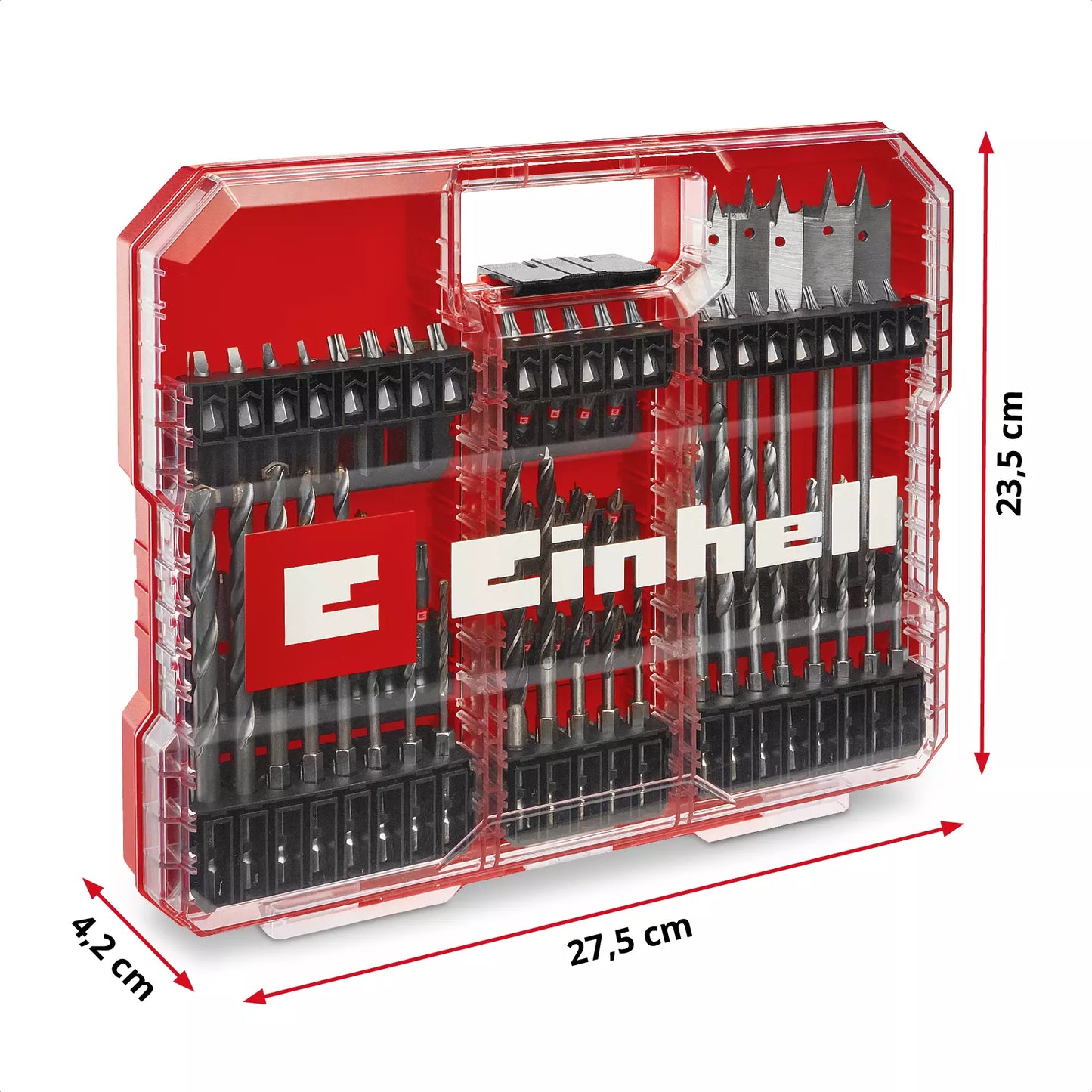 Juego de puntas y brocas XL-CASE 95pcs LS Einhell 49108788