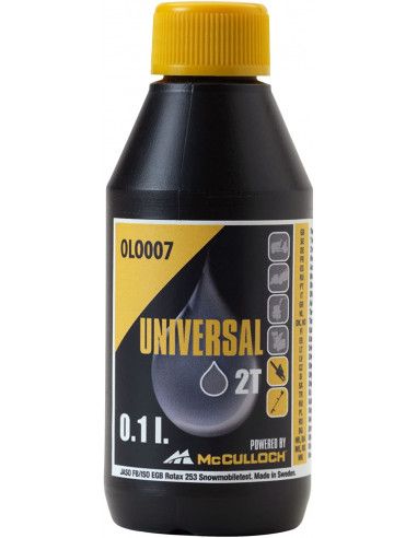 Bote Aceite de 2 Tiempos Calidad Premium 0,1L McCulloch OLO007 MCCULLOCH - 1