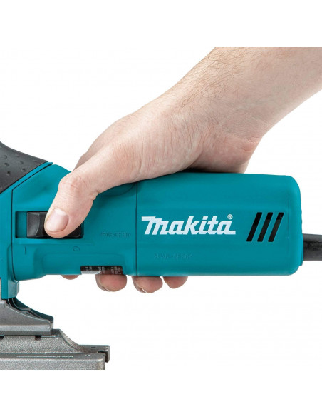 Makita 4351FCT jigsaw - 720w 135mm with blade set and case