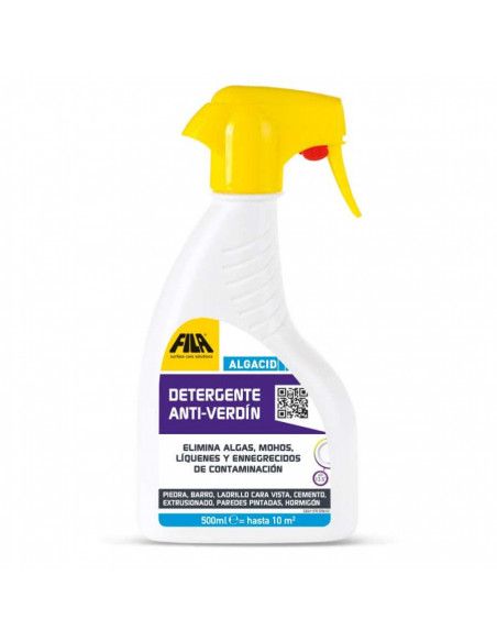 Detergente em Spray Anti-Algas exteriores 500ml Fila ALGACID FILA - 1