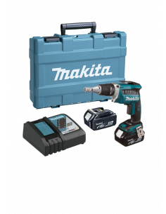 Atornillador para Pladur Makita 18V 2 baterías 4.0Ah y maletín DFS452RME MAKITA - 1