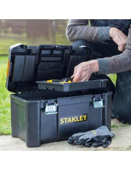 Caja de herramientas de plástico Stanley 19"/48cm con cierre metálico STST1-75521 STANLEY - 4