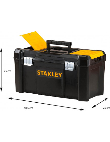 Caja de herramientas de plástico Stanley 19"/48cm con cierre metálico STST1-75521 STANLEY - 7