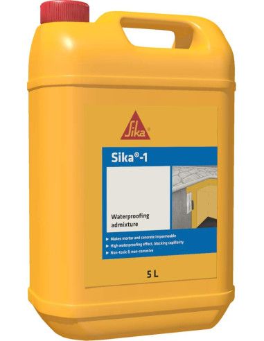 Impermeabilizante de Hormigones y Morteros Sika-1 5kg SIKA - 1
