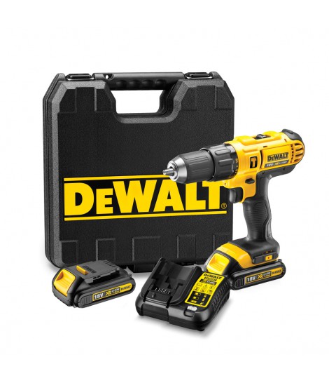 Hammer Drill Dewalt DCD776C2 - XR 18 V 2 bat. 1,3 Ah with toolbox