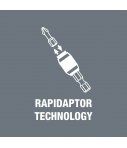 Porta-puntas Universal Rapidaptor BiTorsion 1/4" Wera