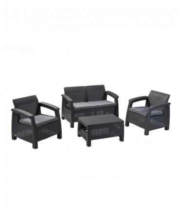 Set of terrace furniture Corfu 4 pieces brand Curver