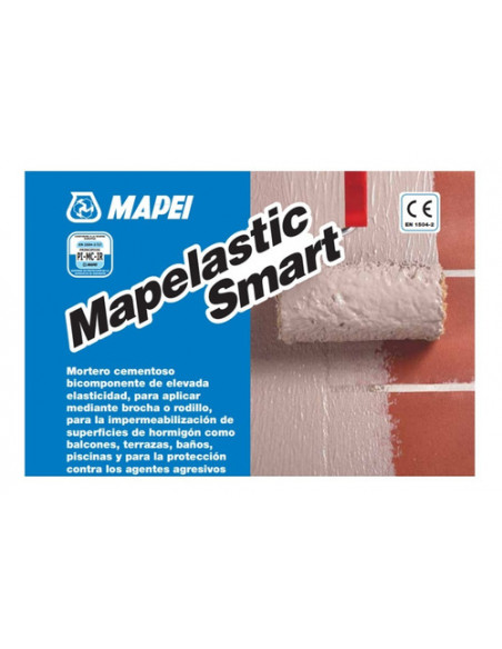 Lata Argamassa Impermeável Mapelastic Smart Mapei 30 kg