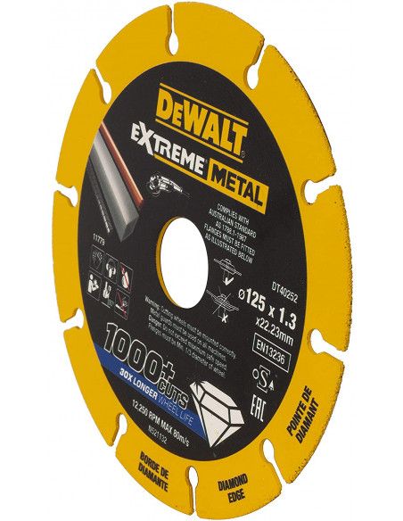 Disco de corte con borde diamantado Extreme Metal Dewalt DT40251 DEWALT - 2