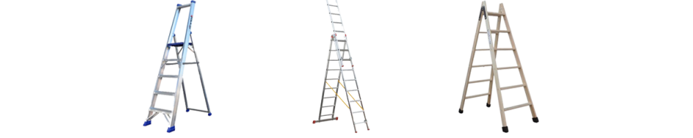 Stools, ladders, work tables