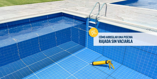 ¿Cómo arreglar una piscina rajada sin vaciarla?