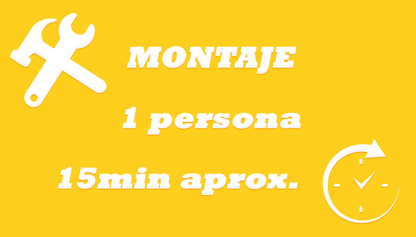 Set mesa futura + 4 sillas Julie Blanco Curver