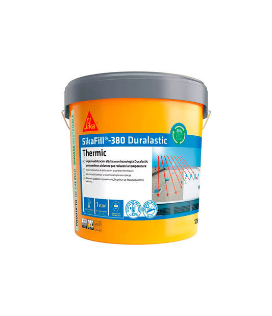 Bote pintura impermeabilizante SikaFill-380 Thermic 12kg SIKA - 1