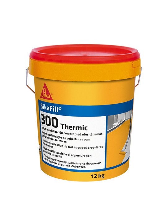 Sikafill-300 Thermic Blanco 12kg Impermeabilizante elástico con propiedades térmicas SIKA - 1