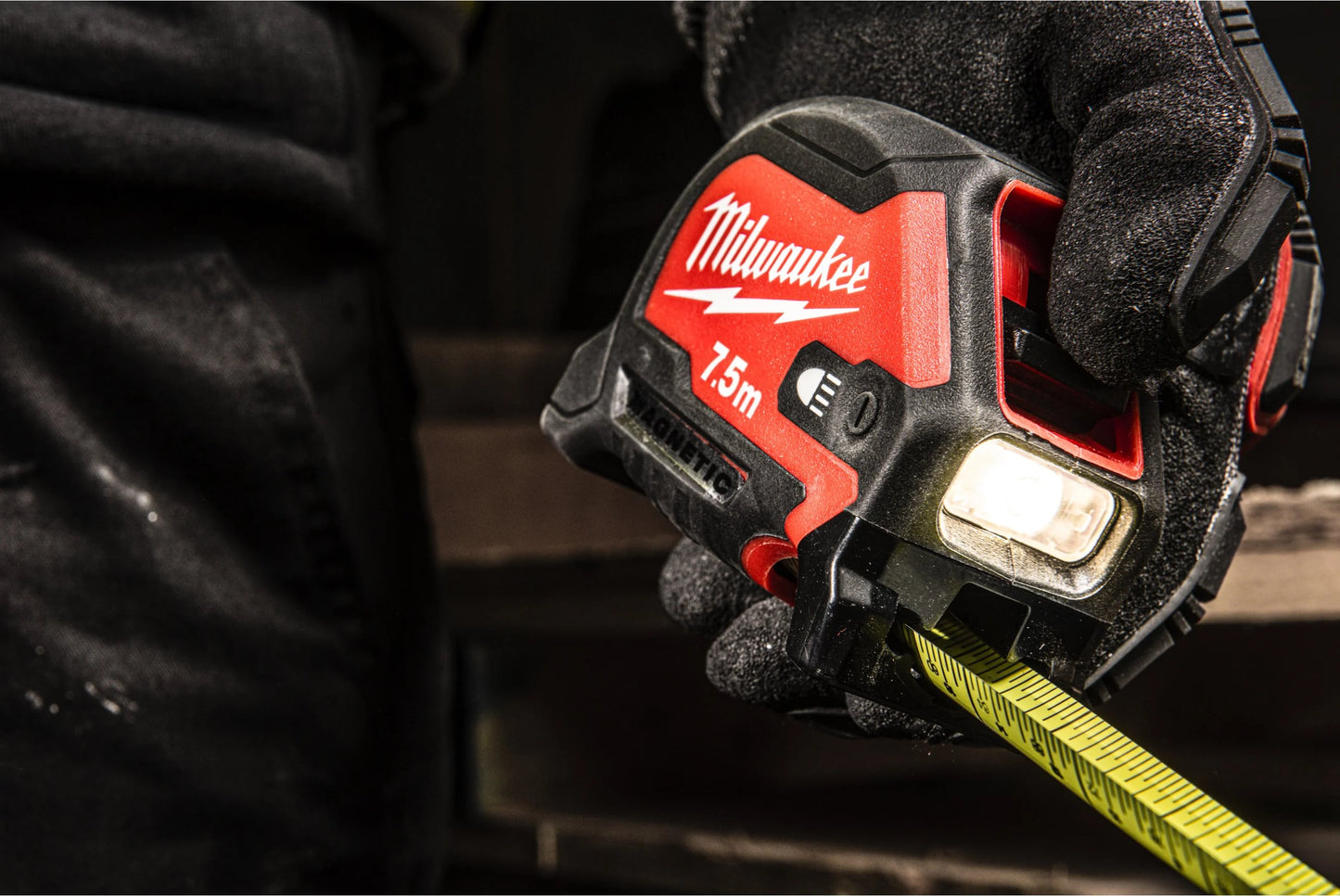 Flexómetro LED Magnético de 7,5m Milwaukee