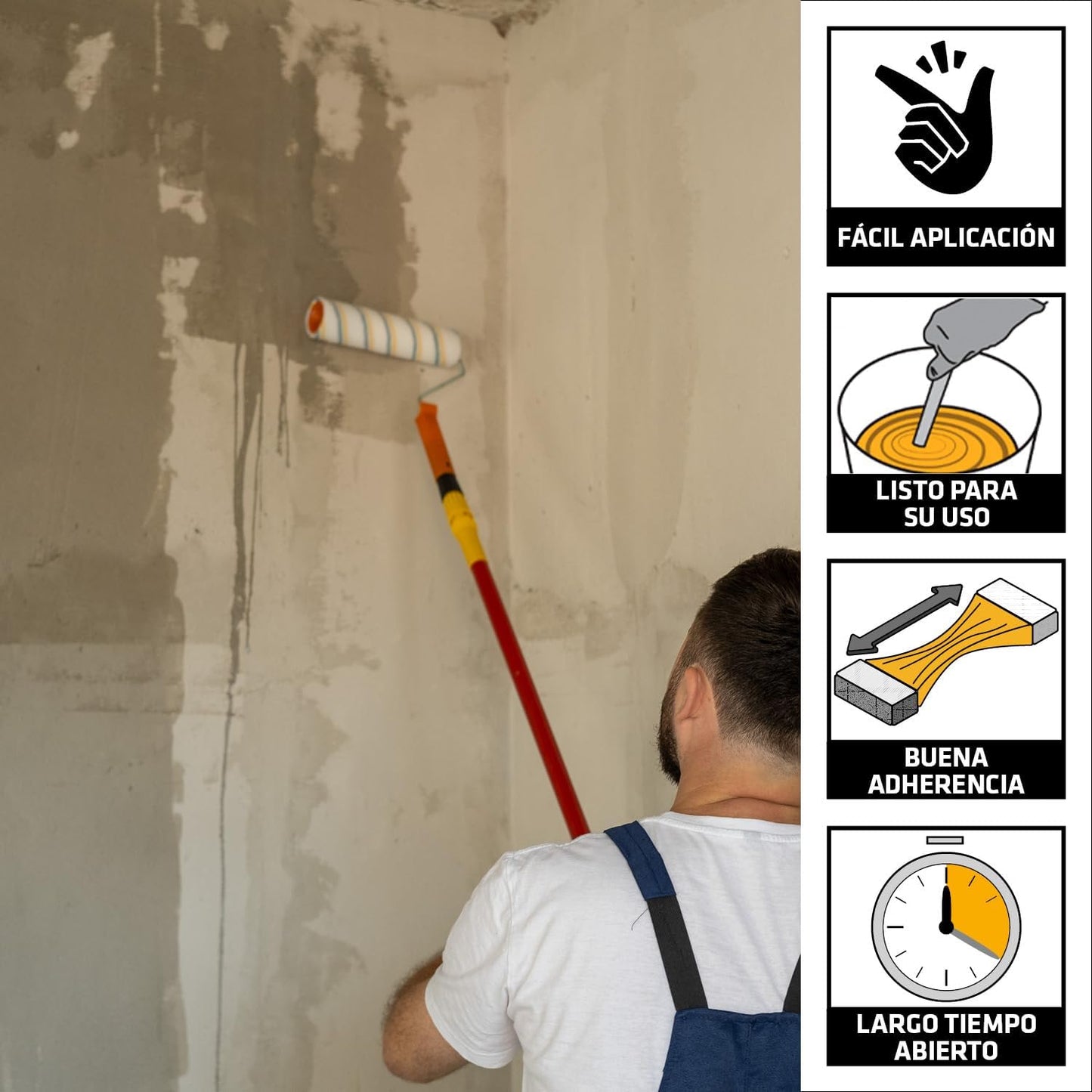 Resina de unión Imprimación de adherencia para morteros y yesos Sika Top 50