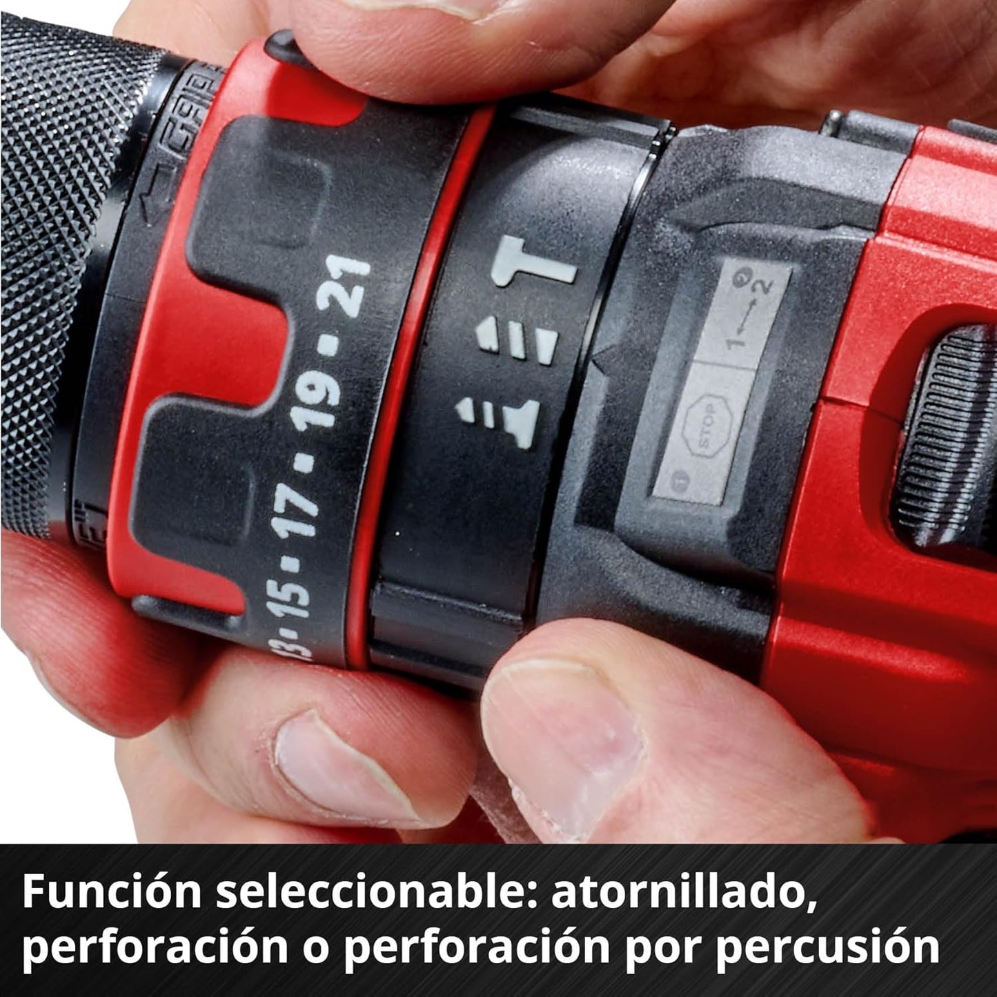 Taladro percutor a batería 18V con 1bat 2,5Ah y cargador TE-CD 18/44 Li-i Einhell