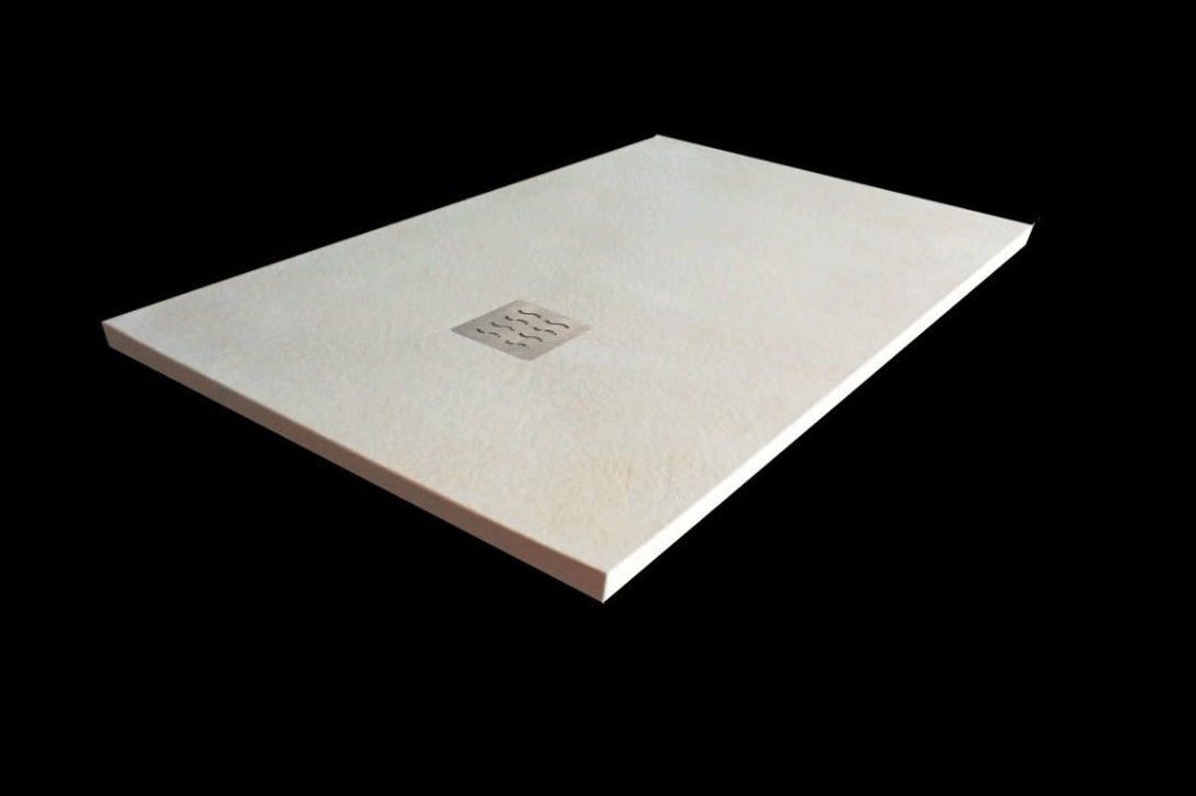 Plato de ducha Premium Textura pizarra natural con Sumidero 80x130cm  - 3