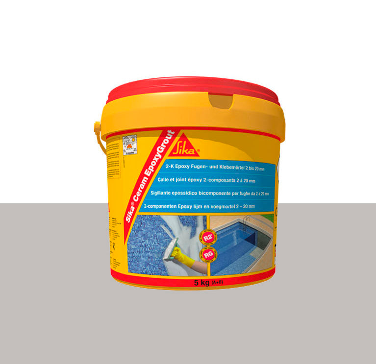 Lechada Epoxy bicomponente para juntas de 2 a 20mm 5kg SikaCeram EpoxyGrout