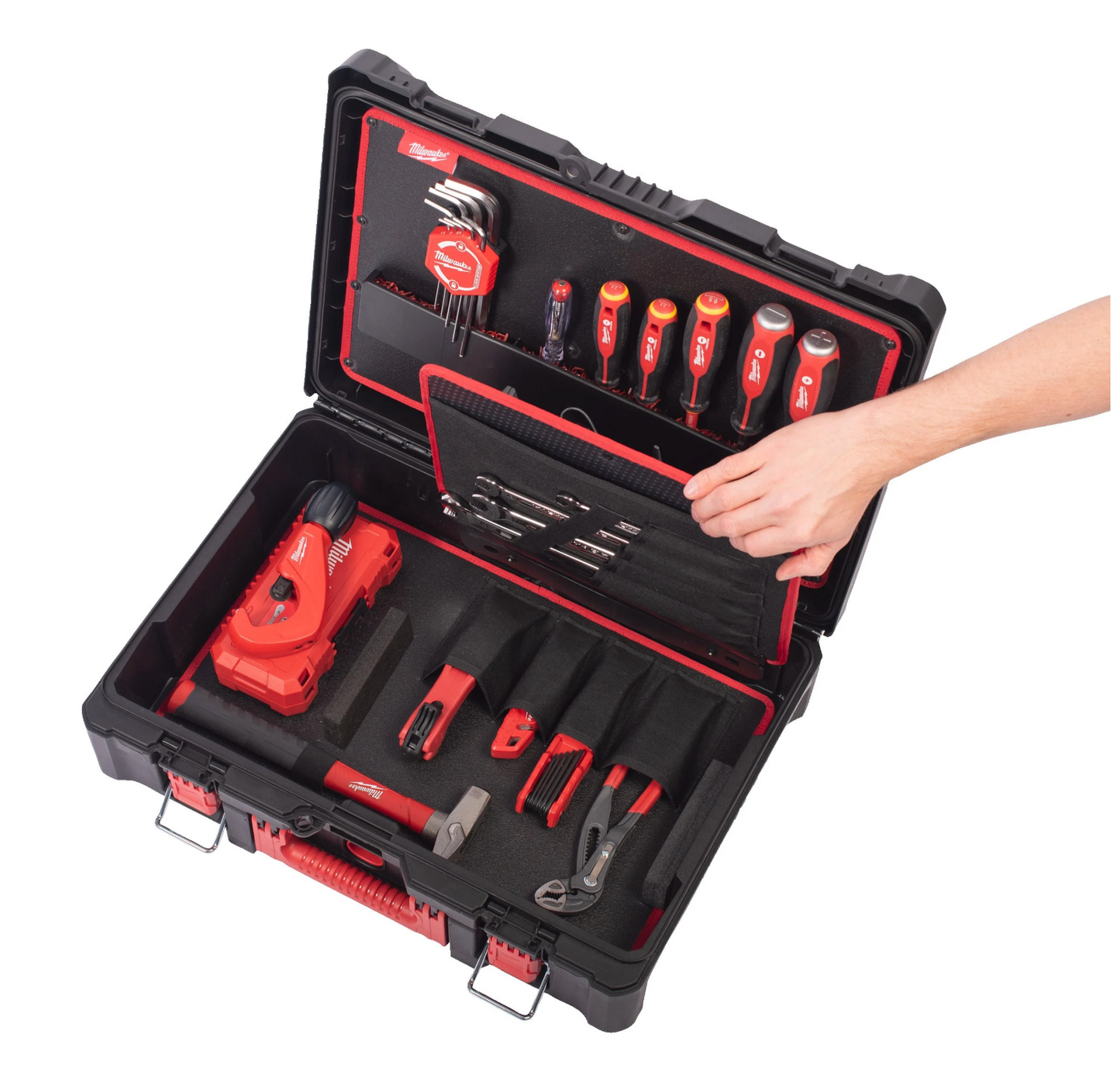 PACKOUT Plumbing Set 74 piezas para fontaneria Milwaukee