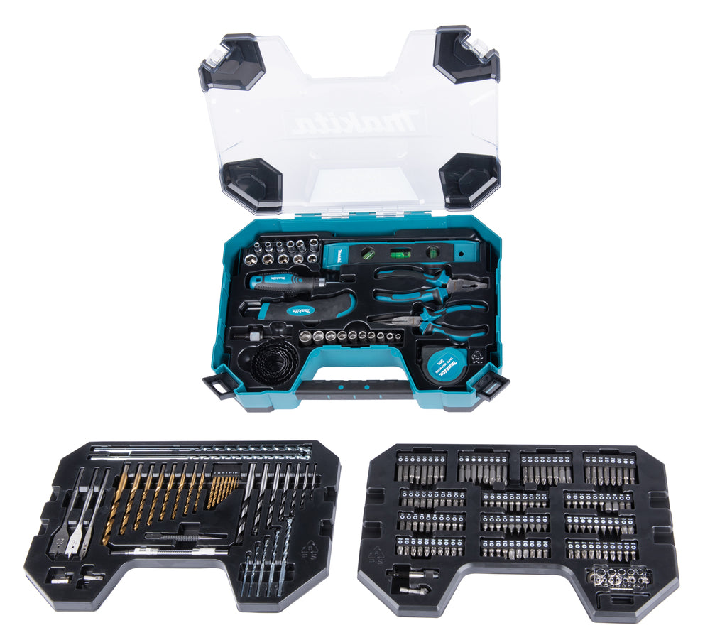 Estuche de brocas y puntas de atornillar Maccess (200 uds) E-22610 Makita