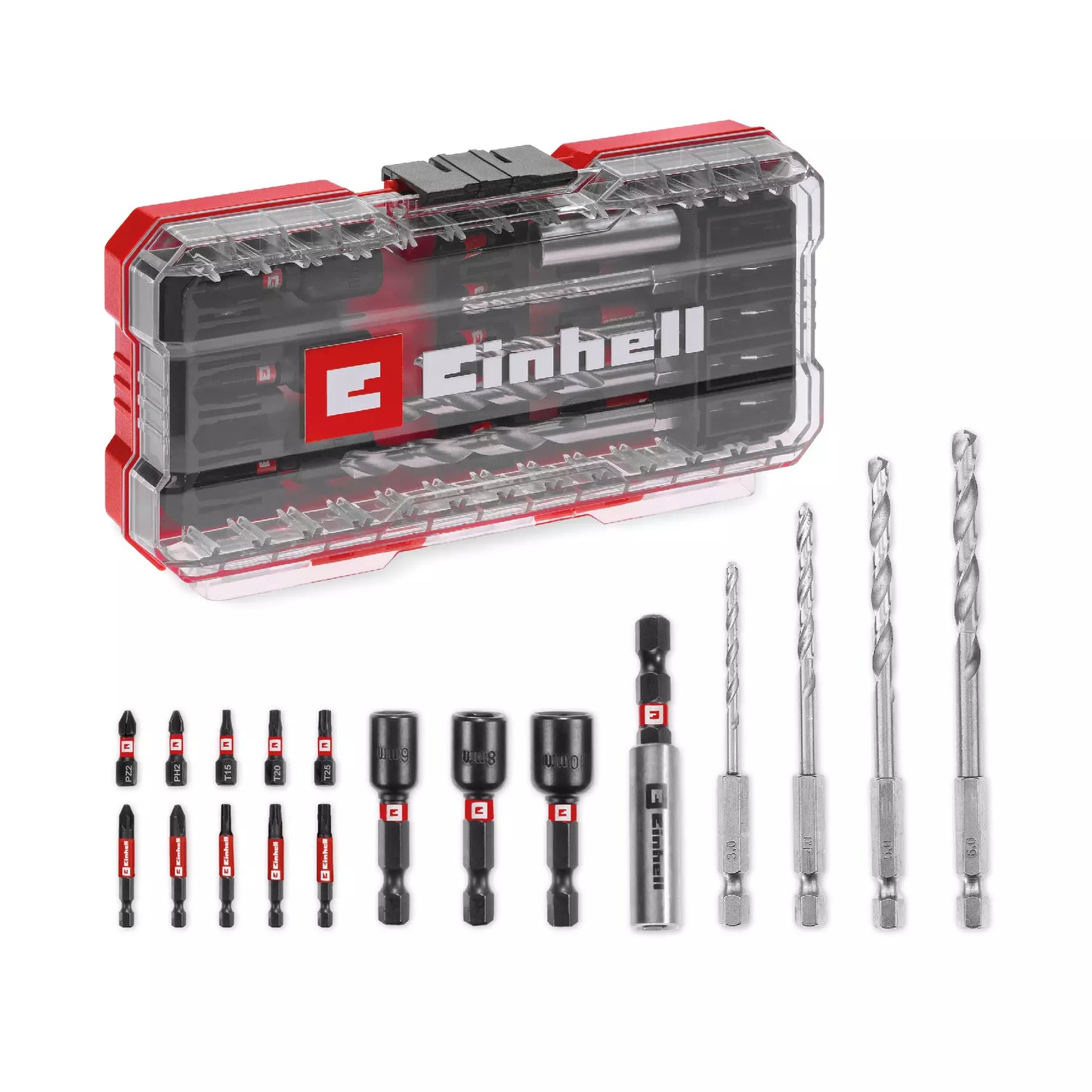 Juego de puntas y brocas S-CASE 18pcs LS Einhell 49108709