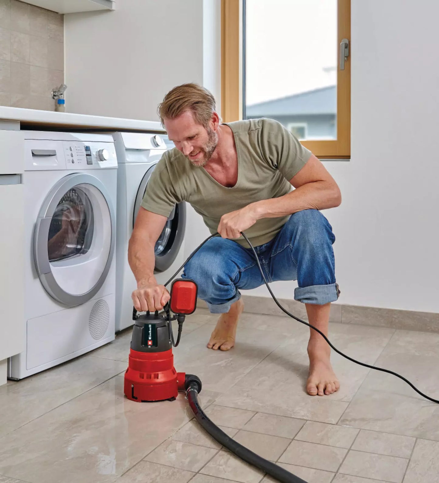 Bomba de aguas sucias 700W 16.000L/h GC-DP 7035 LL Einhell