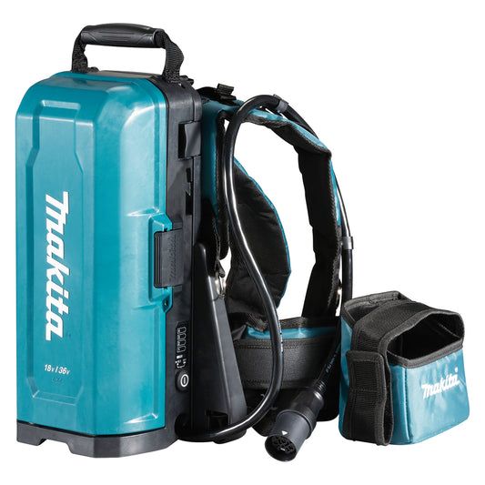 Mochila con 2 adaptadores 18V/36 + 4 baterías 5Ah + cargador doble Makita 191C50-5 PDC01