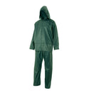 Traje de agua nylon/pvc tipo ingeniero verde Cipisa