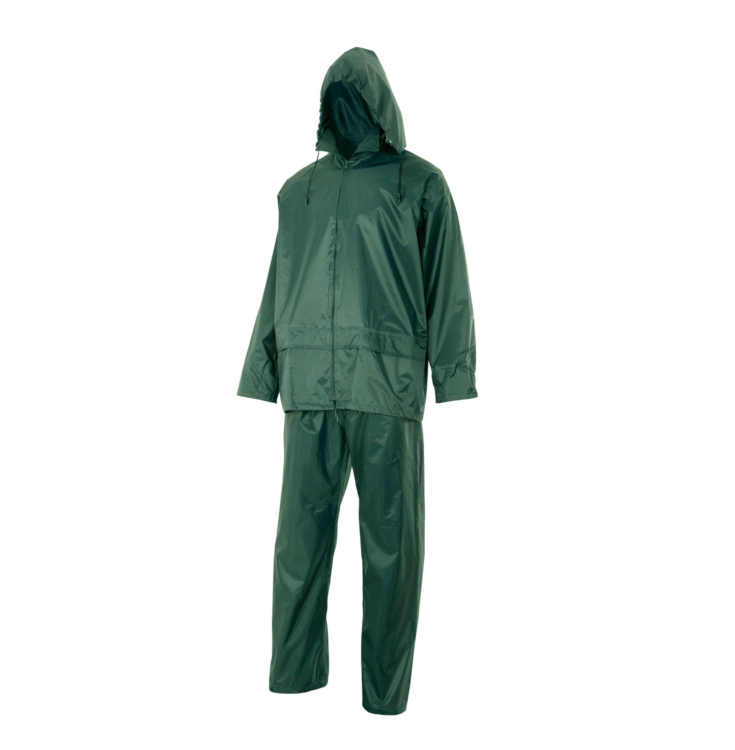 Traje de agua nylon/pvc tipo ingeniero verde Cipisa