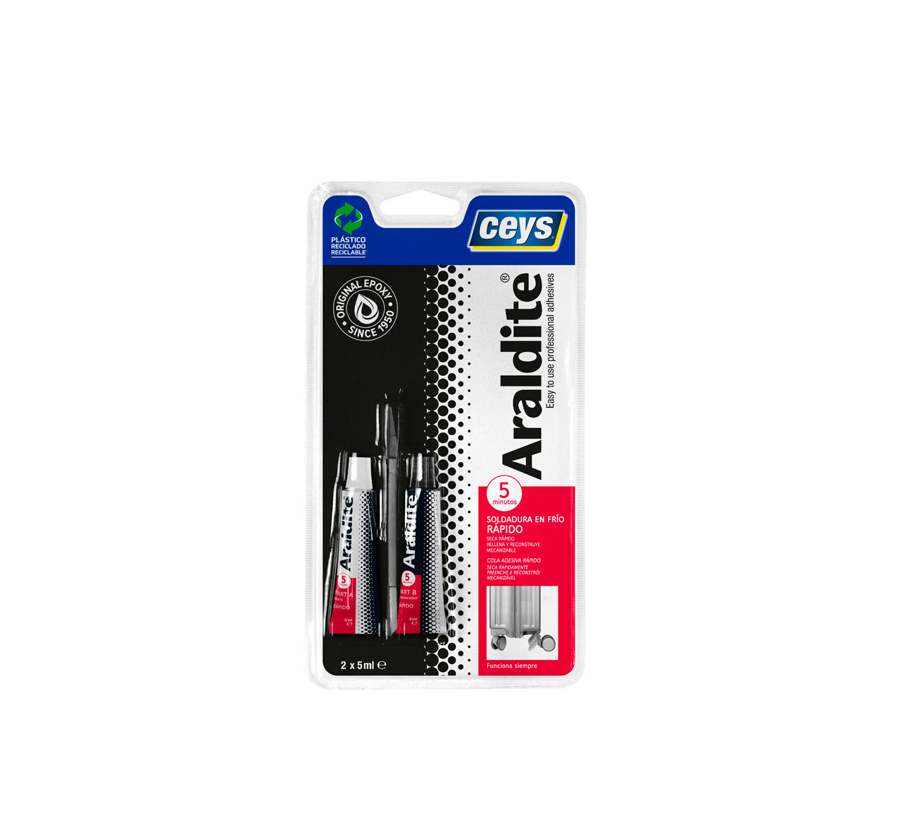 Pegamento Araldite Rápido Ceys 2x5ml