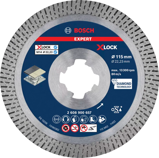 Disco de diamante 115mm Expert Hard Ceramic Bosch