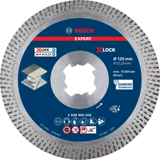 Disco de diamante 125mm Expert Hard Ceramic Bosch